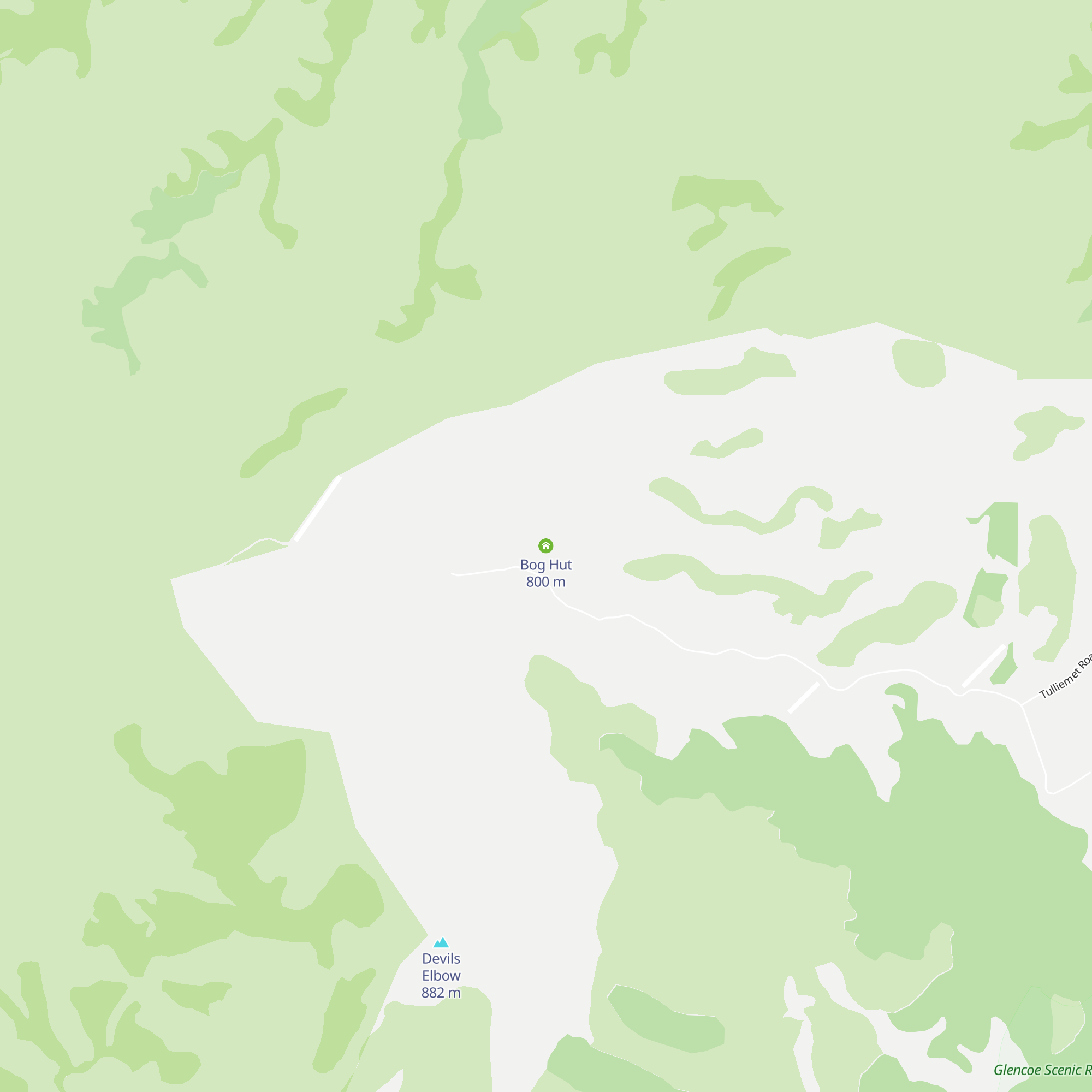 Bog Hut map
