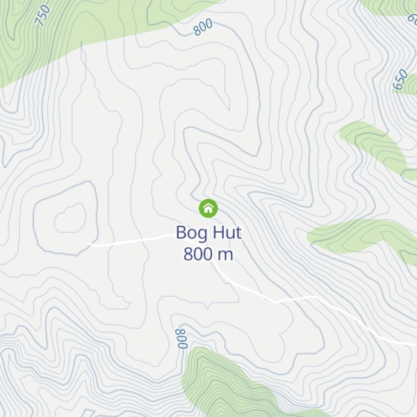 Map of Bog Hut