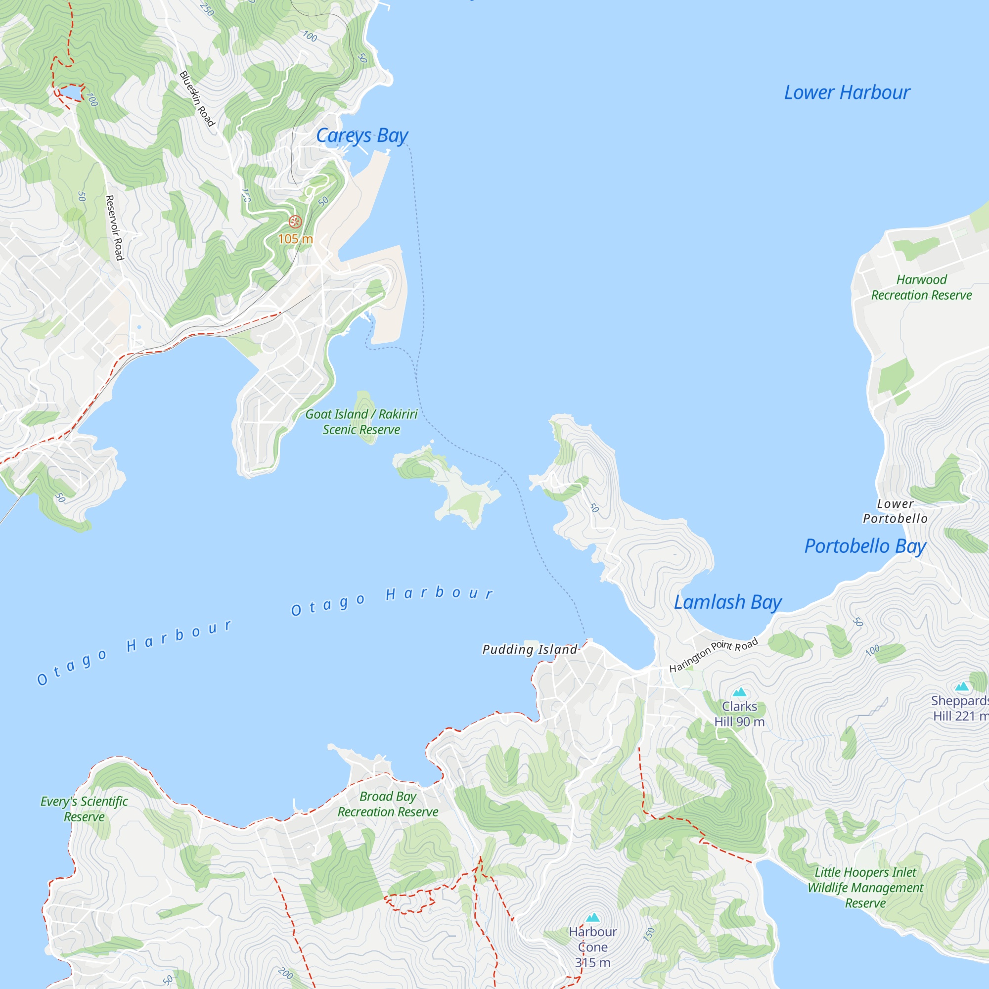 Saint Martin Lodge map
