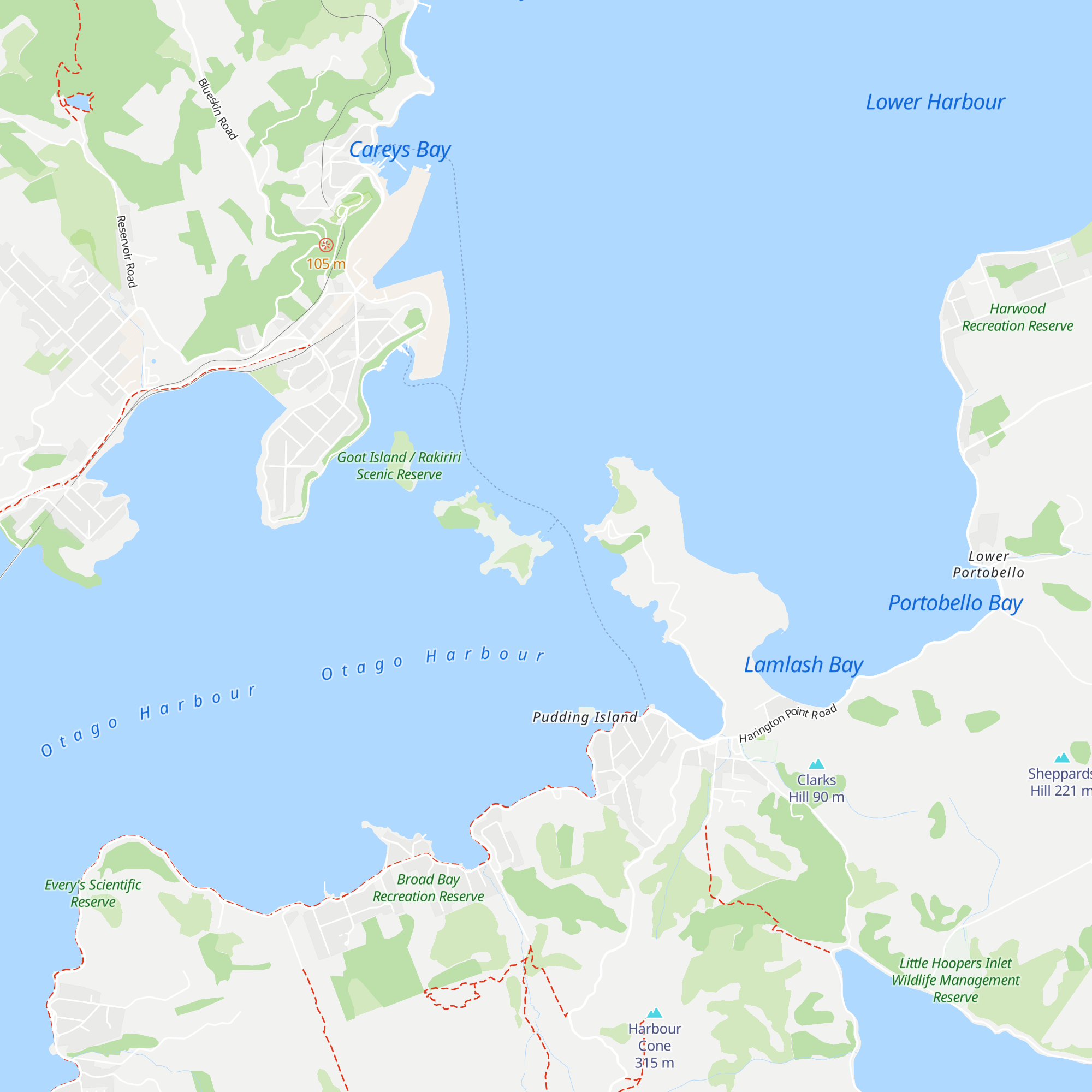 Saint Martin Lodge map