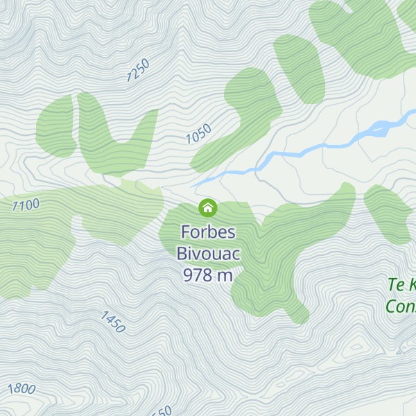 Map of Forbes Bivouac