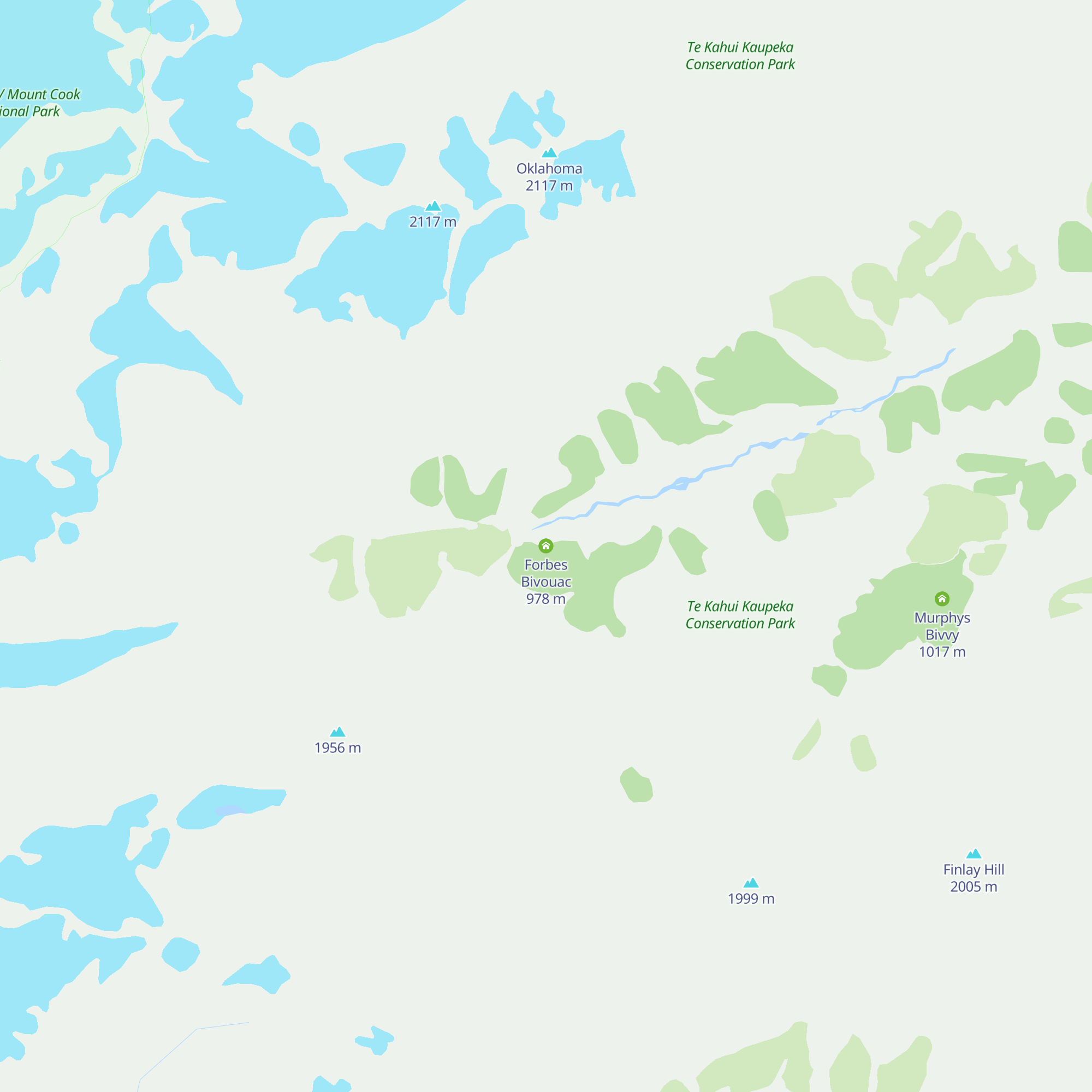 Forbes Bivouac map