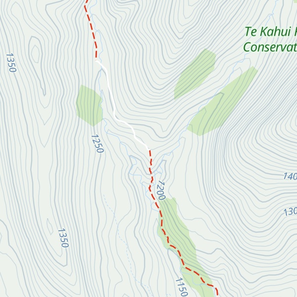 Map of Camp Stream Hut