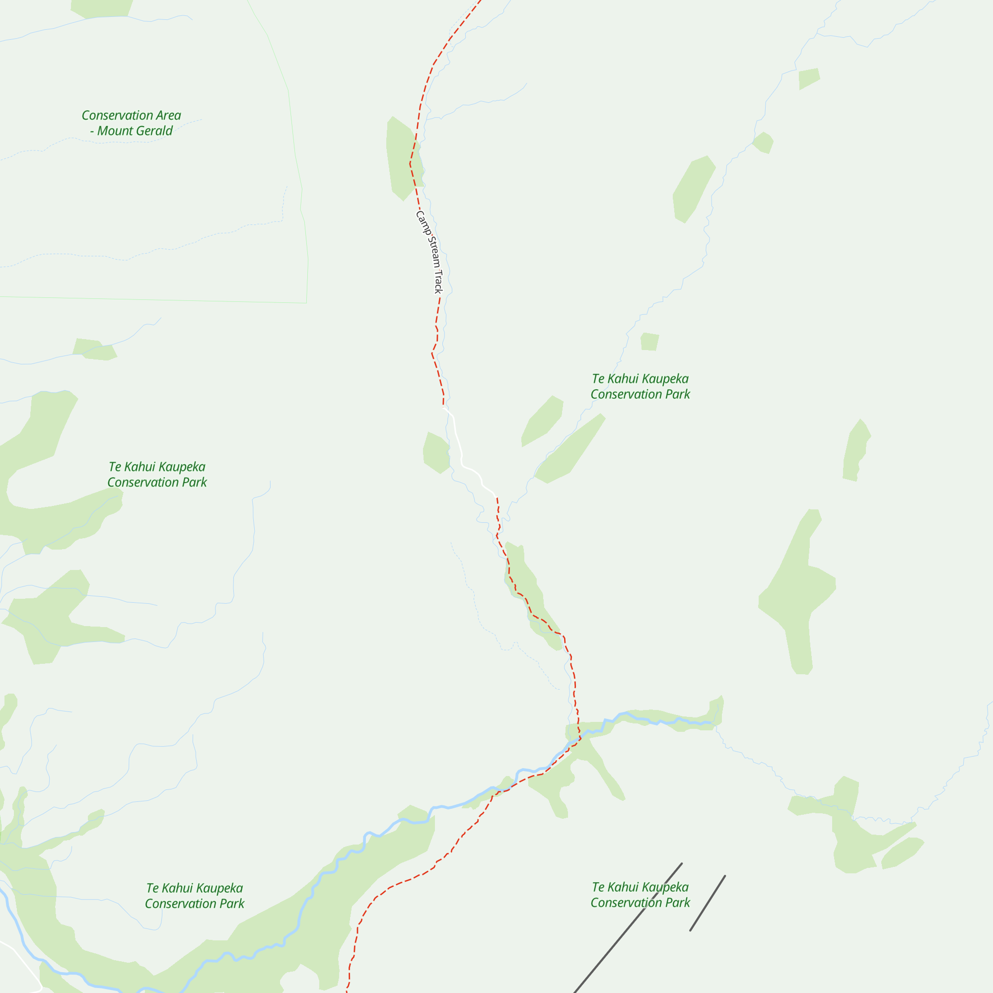 Camp street Hut map