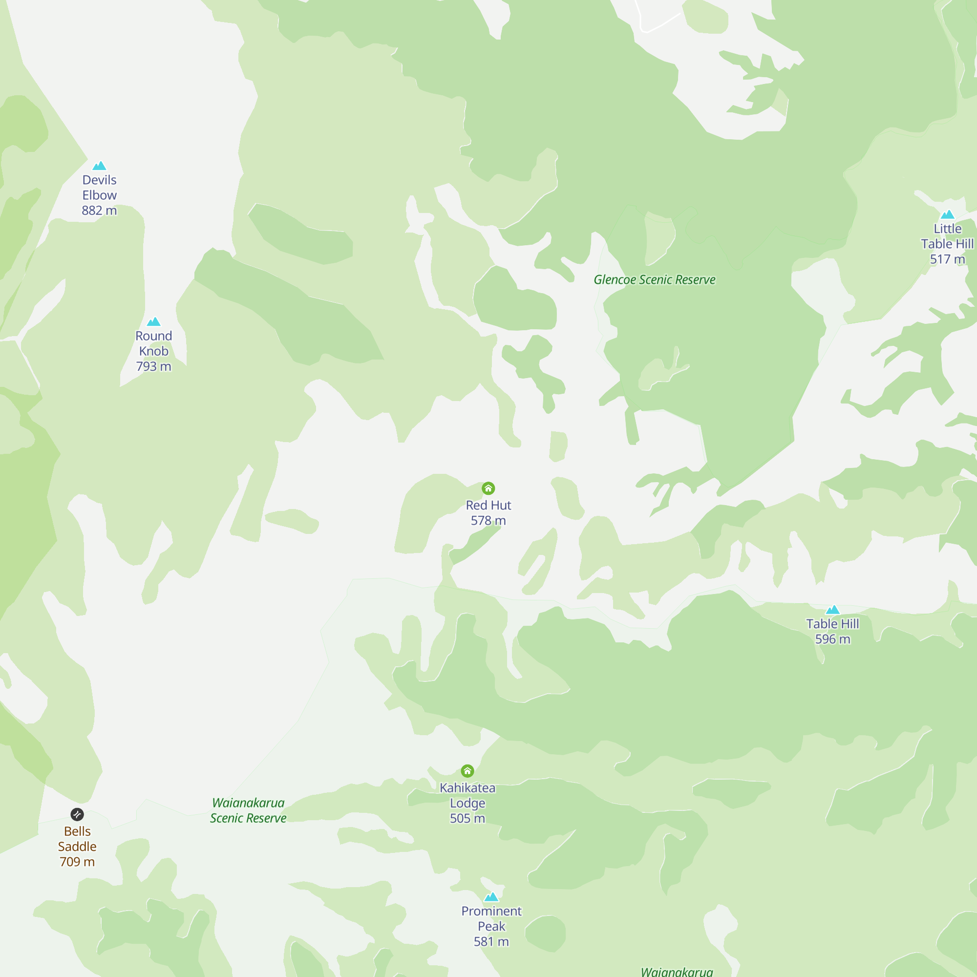Red Hut map