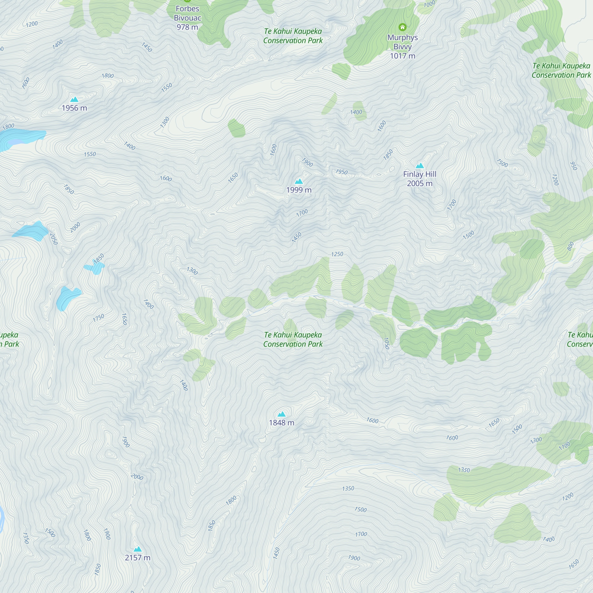 Carney's Bivvy No. 1 map