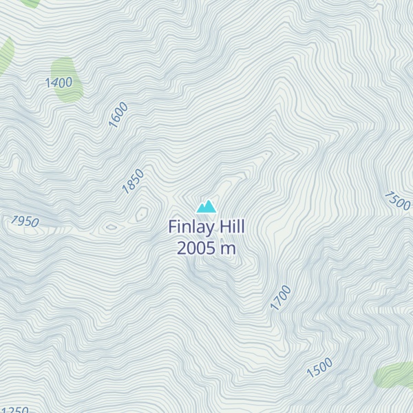 Map of Finlay Hill