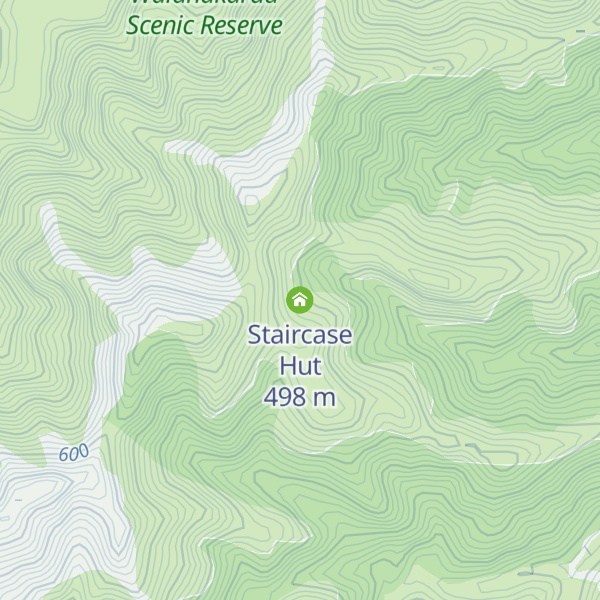 Map of Staircase Hut