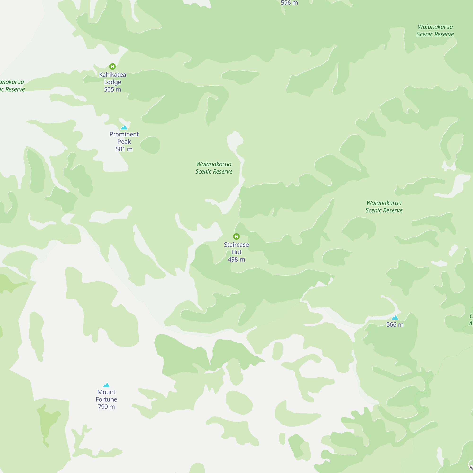 Staircase Hut map