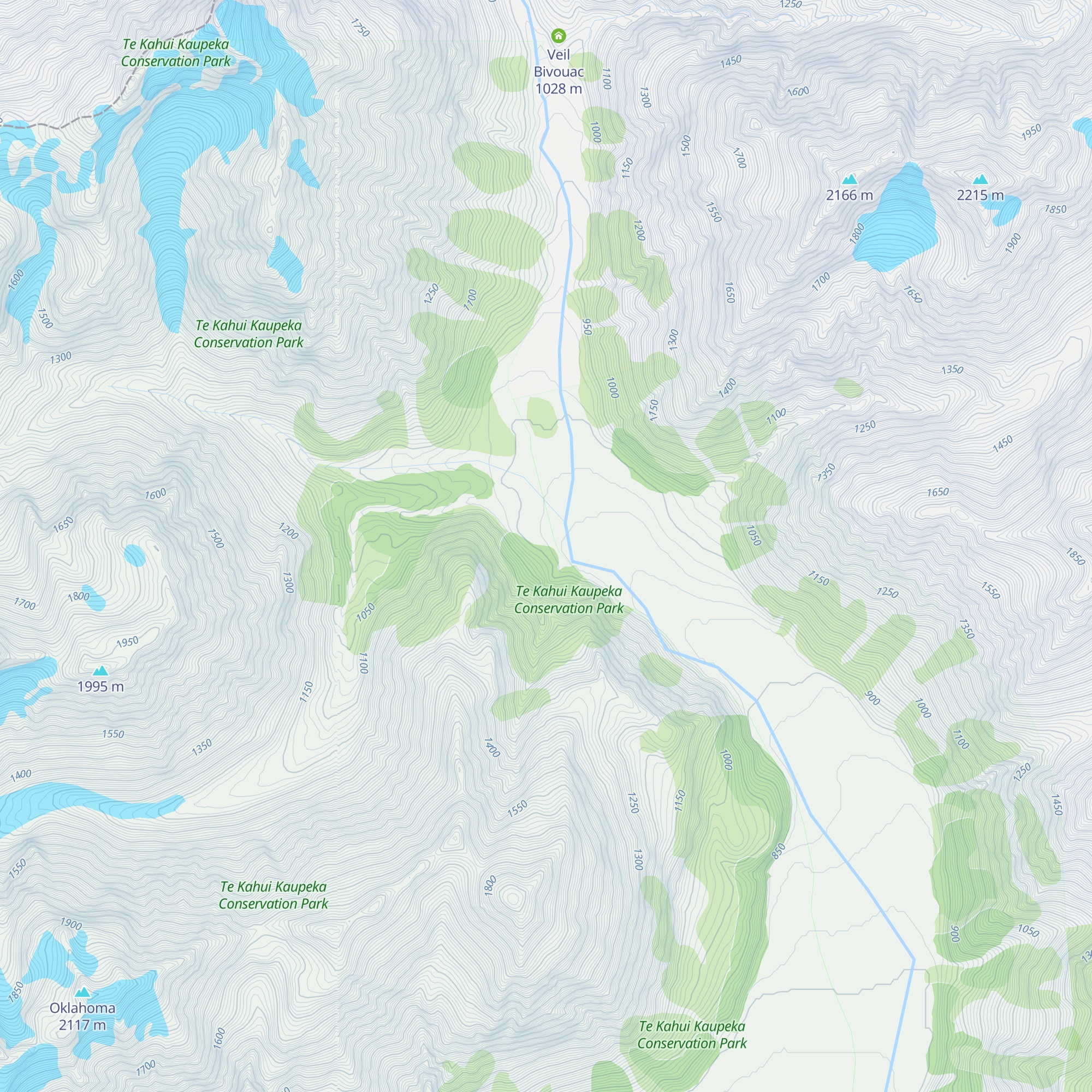 Saint Winifreds Hut map