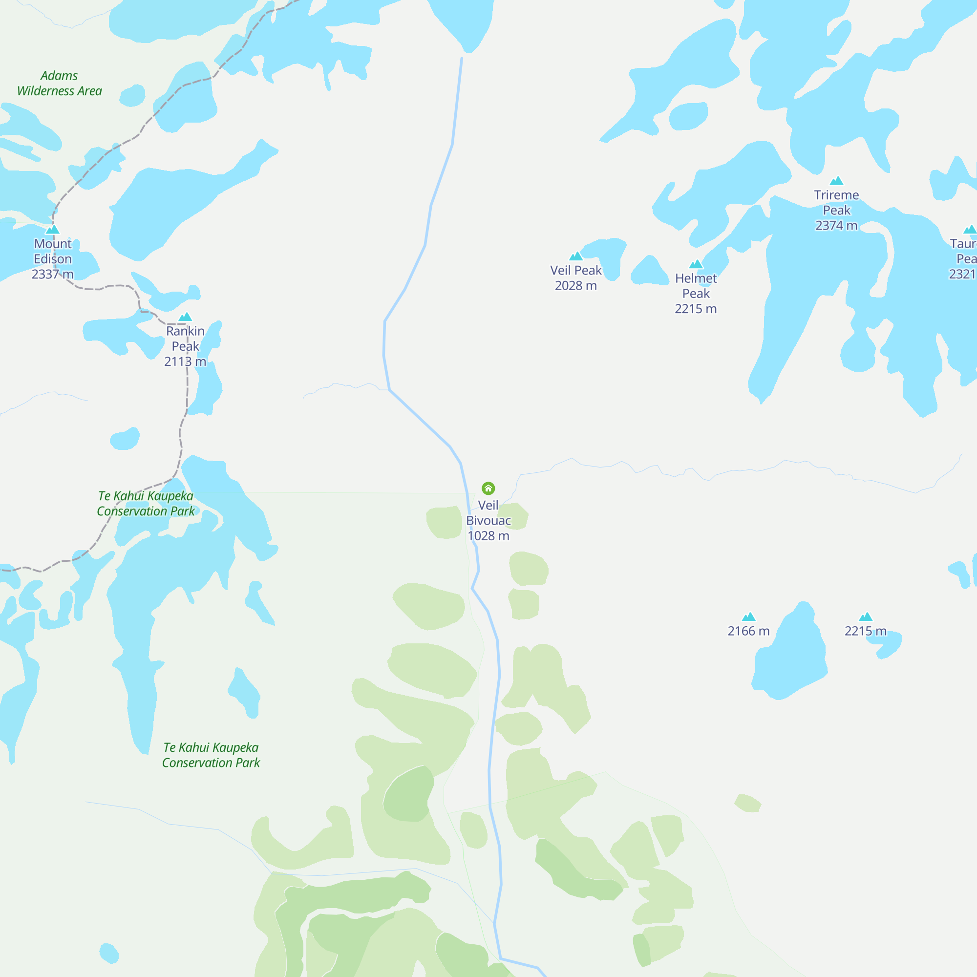 Veil Bivouac map