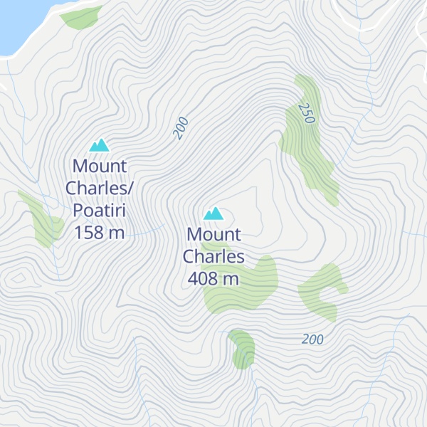 Map of Mount Charles