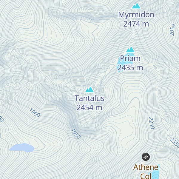 Map of Tantalus