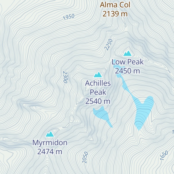 Map of High Peak