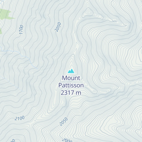Map of Mount Pattisson