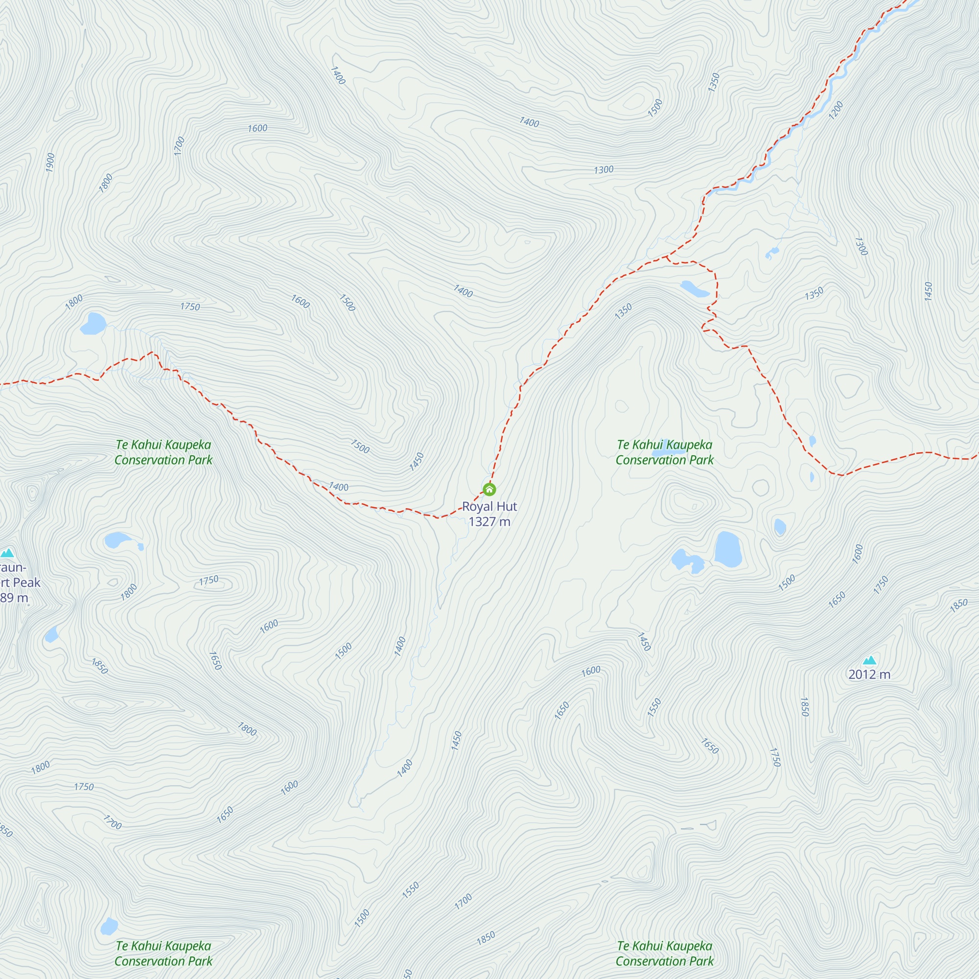 Royal Hut map