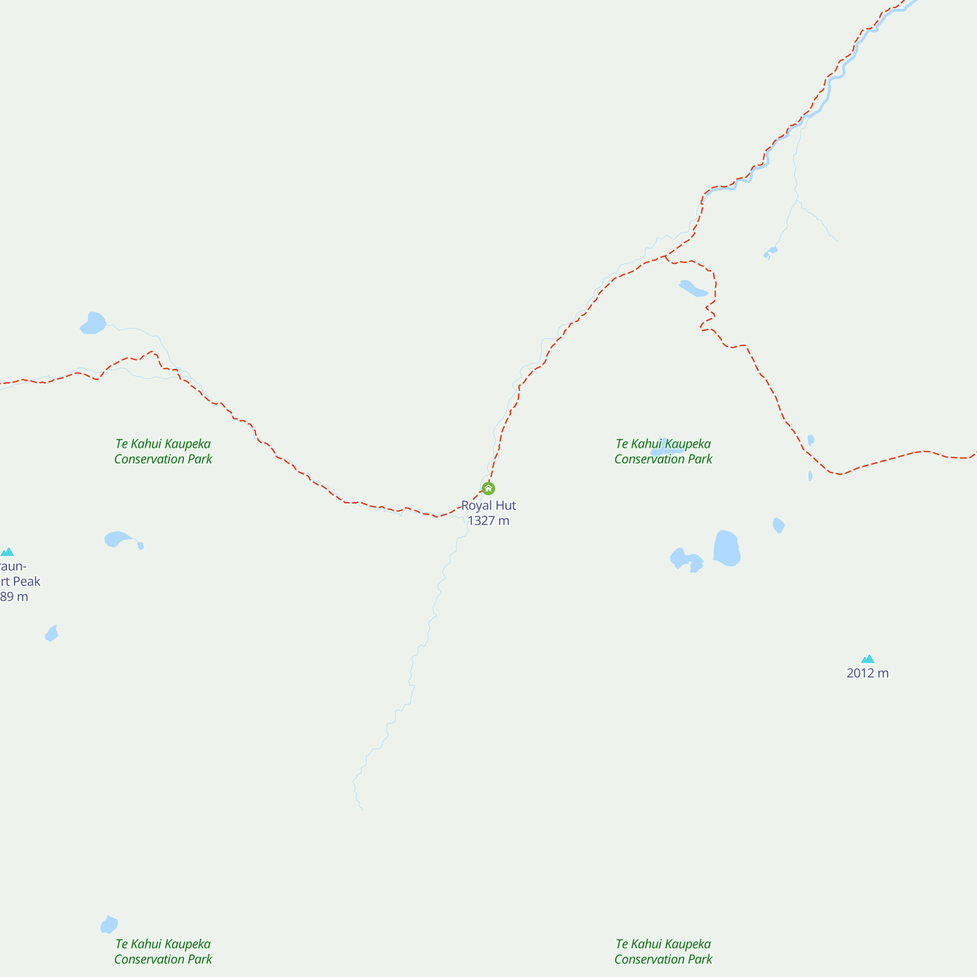 Royal Hut map