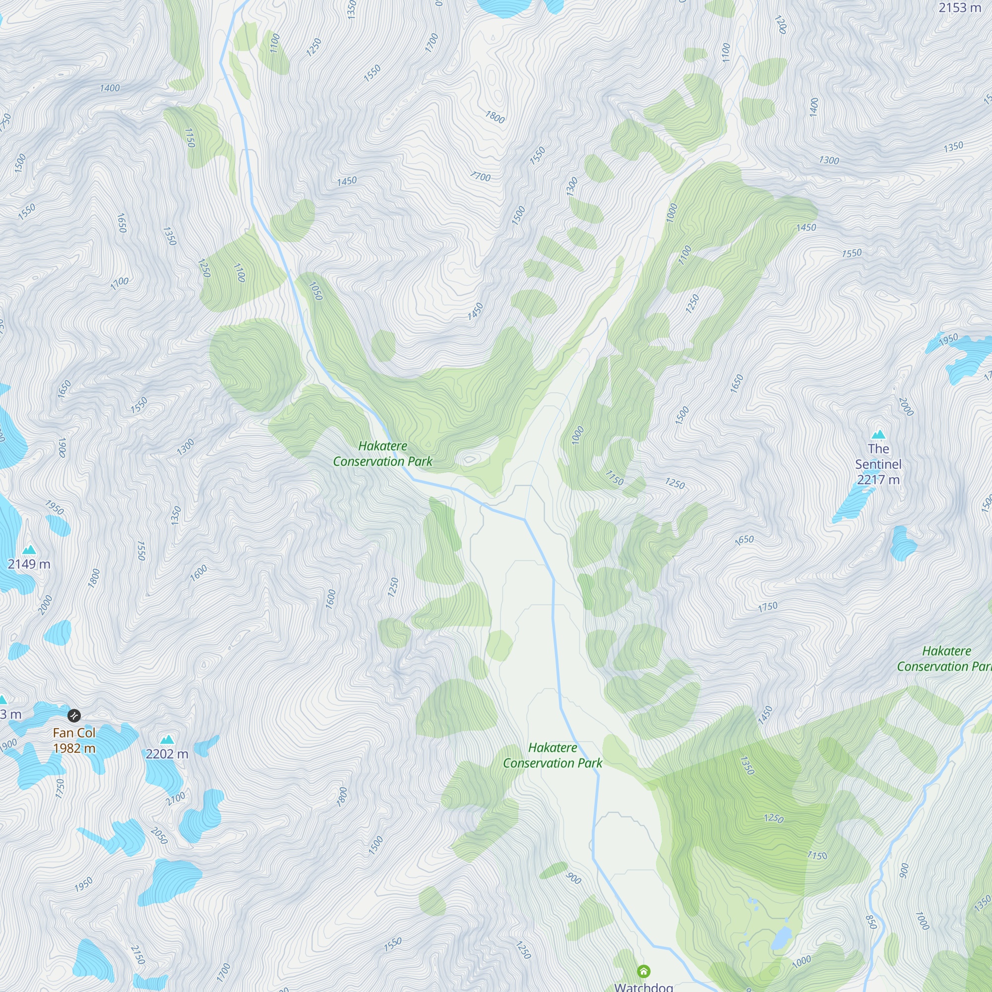 McCoy Hut map