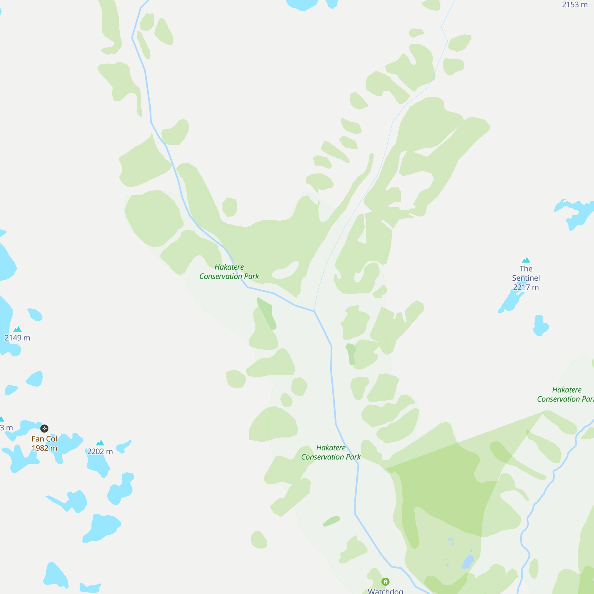 McCoy Hut map
