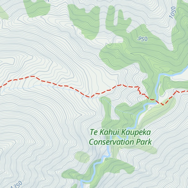Map of Crooked Spur Hut