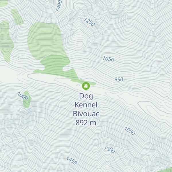 Map of Dog Kennel Bivouac