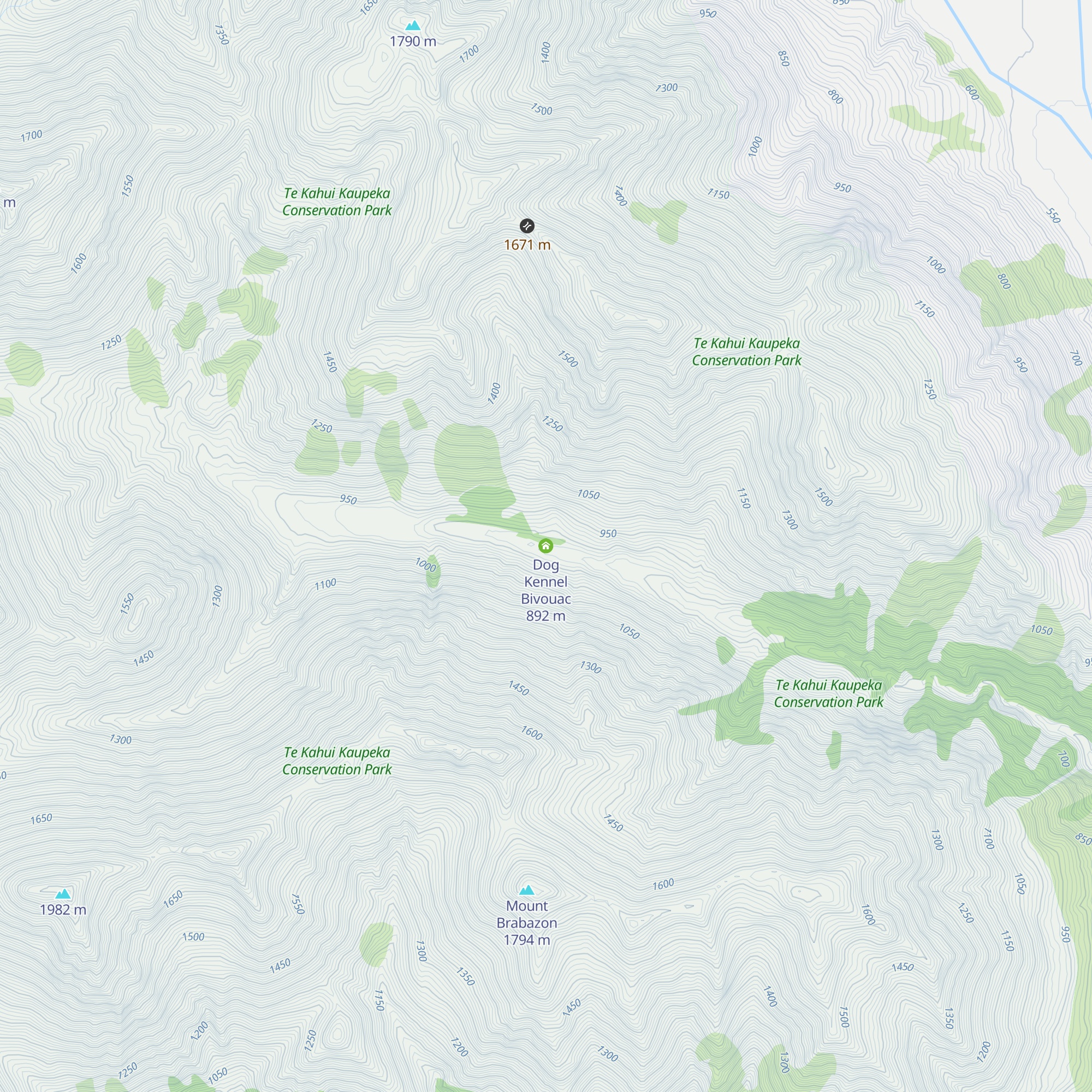 Dog Kennel Bivouac map