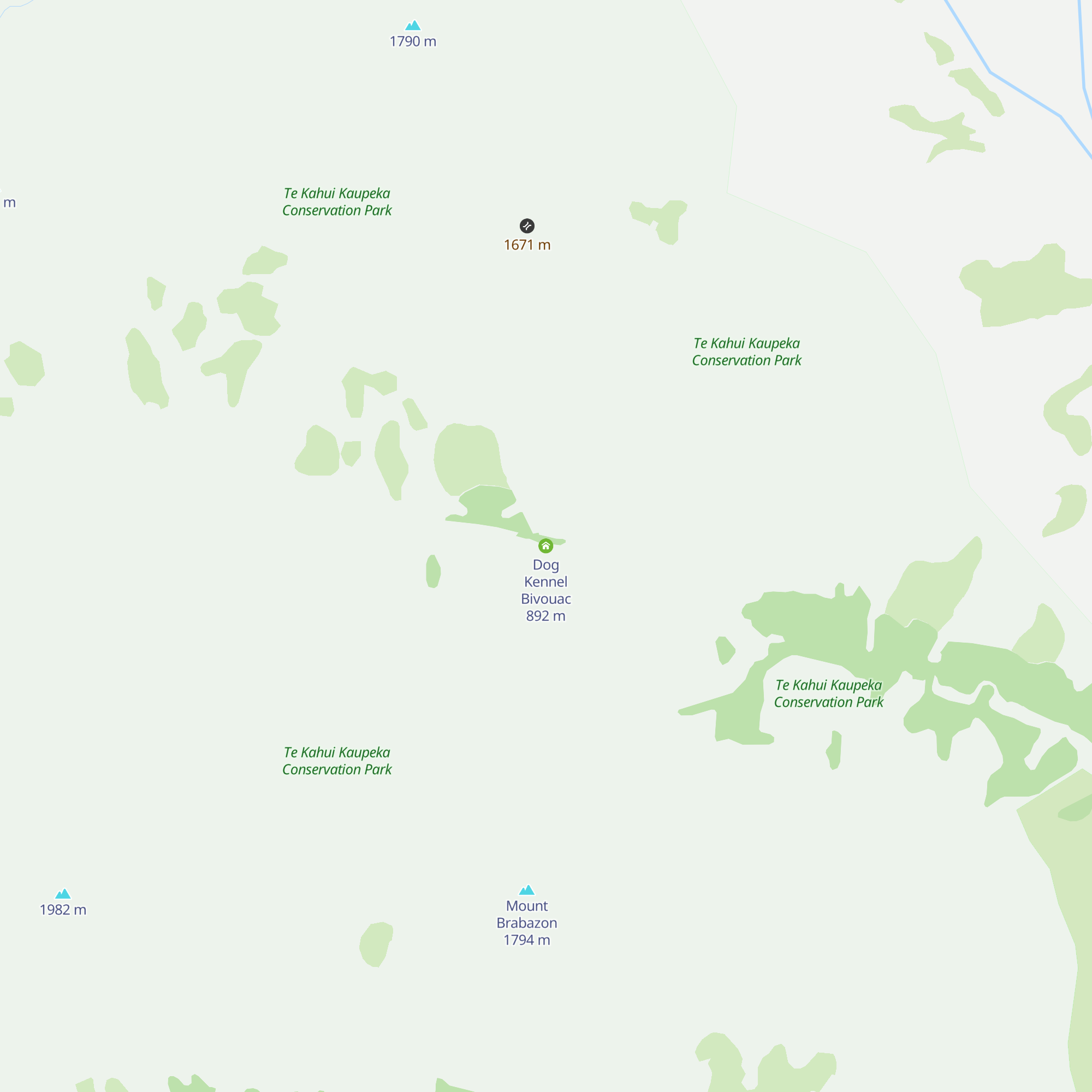 Dog Kennel Bivouac map