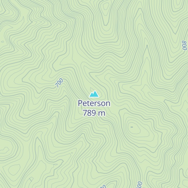 Map of Peterson