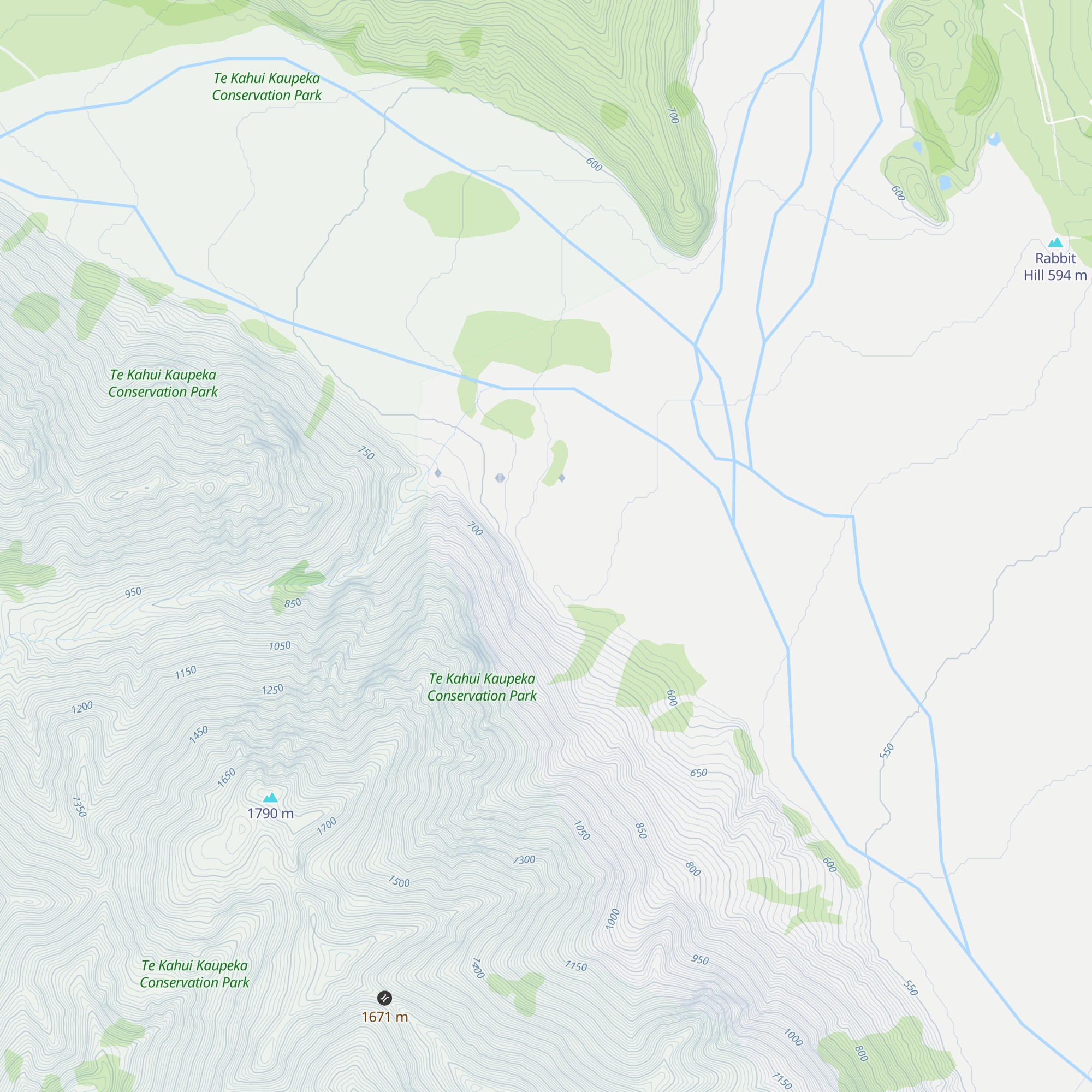 Black Mountain Hut map