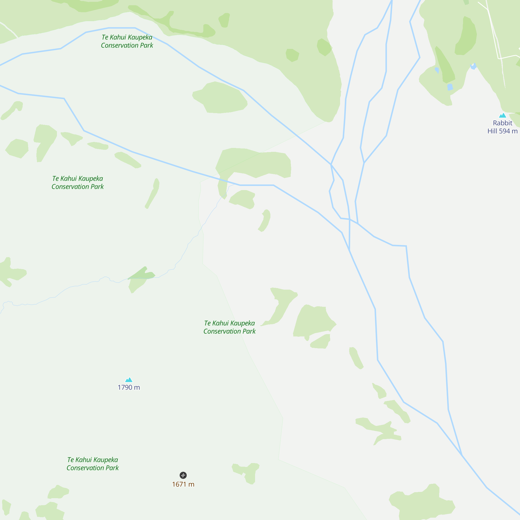 Black Mountain Hut map
