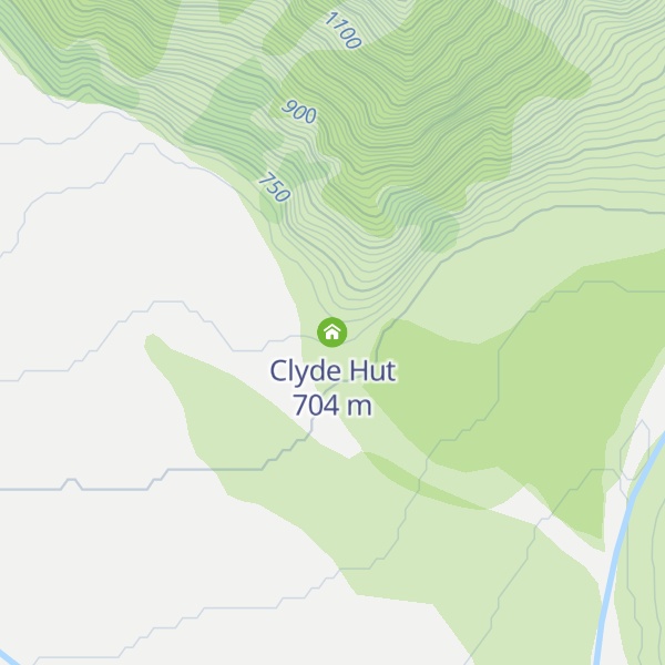 Map of Clyde Hut