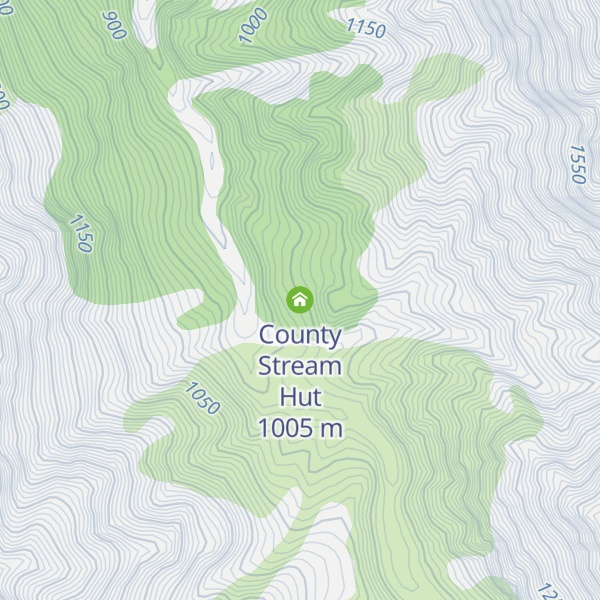 Map of County Stream Hut
