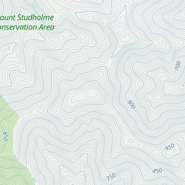 Map of Mount Blyth