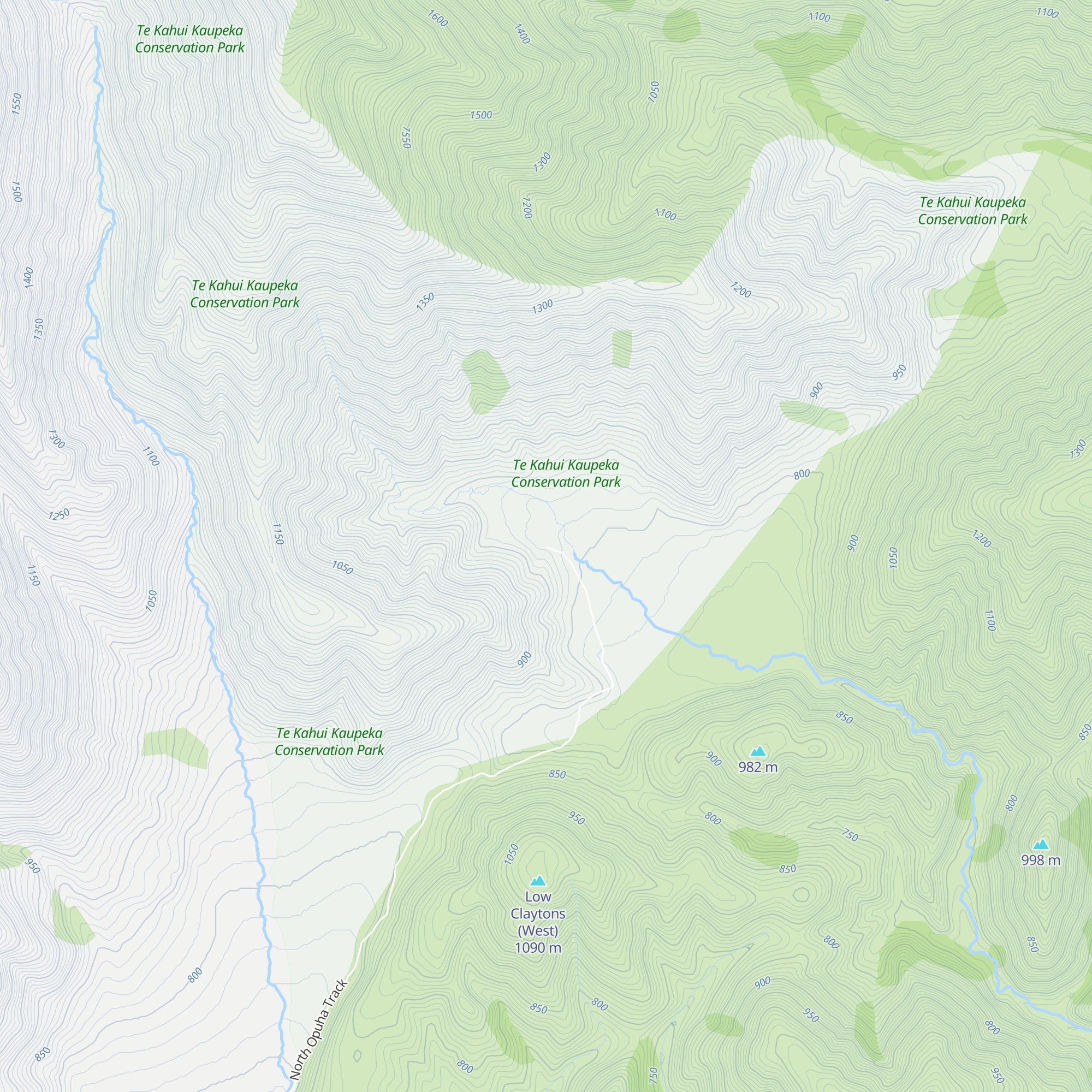 Spurs Hut map