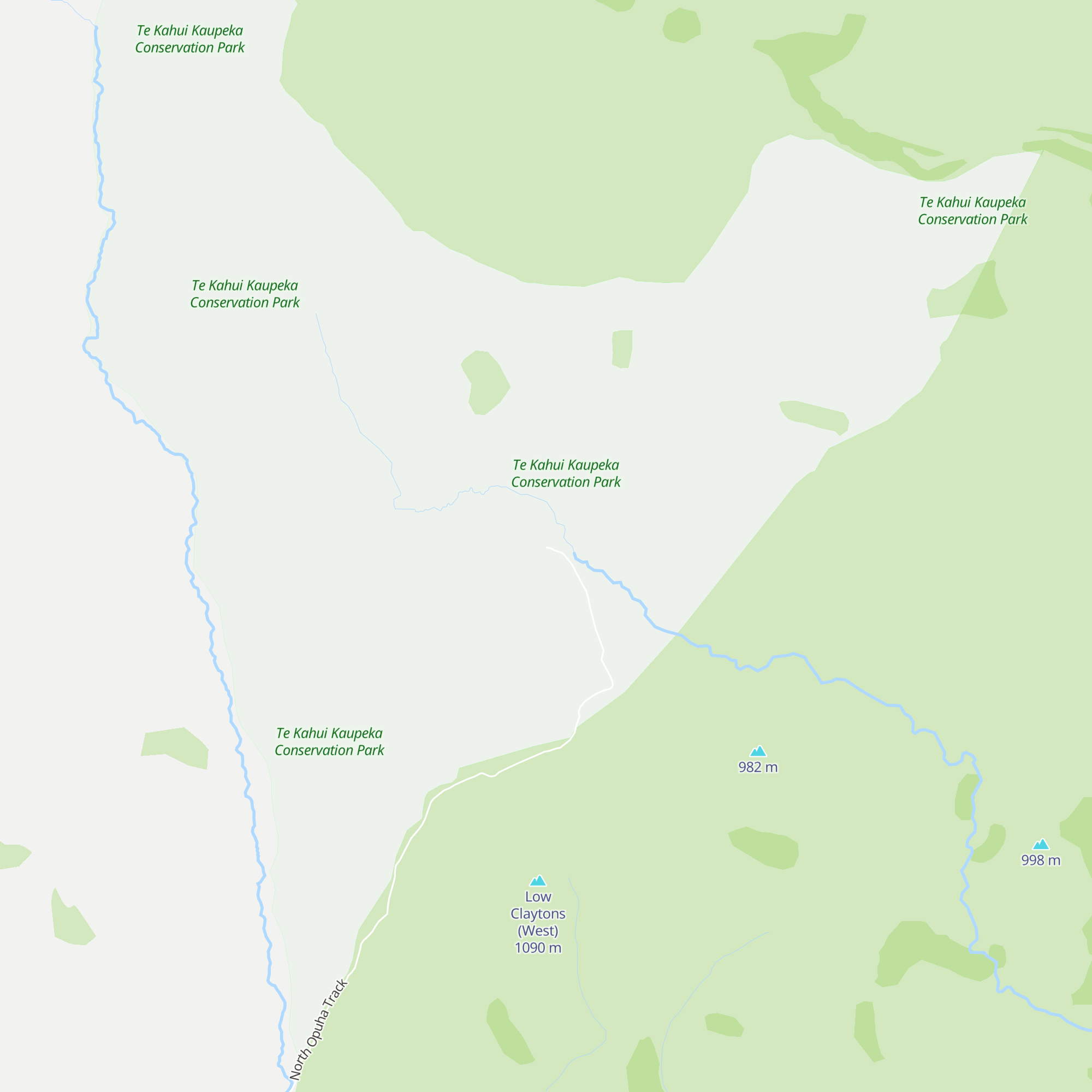 Spurs Hut map