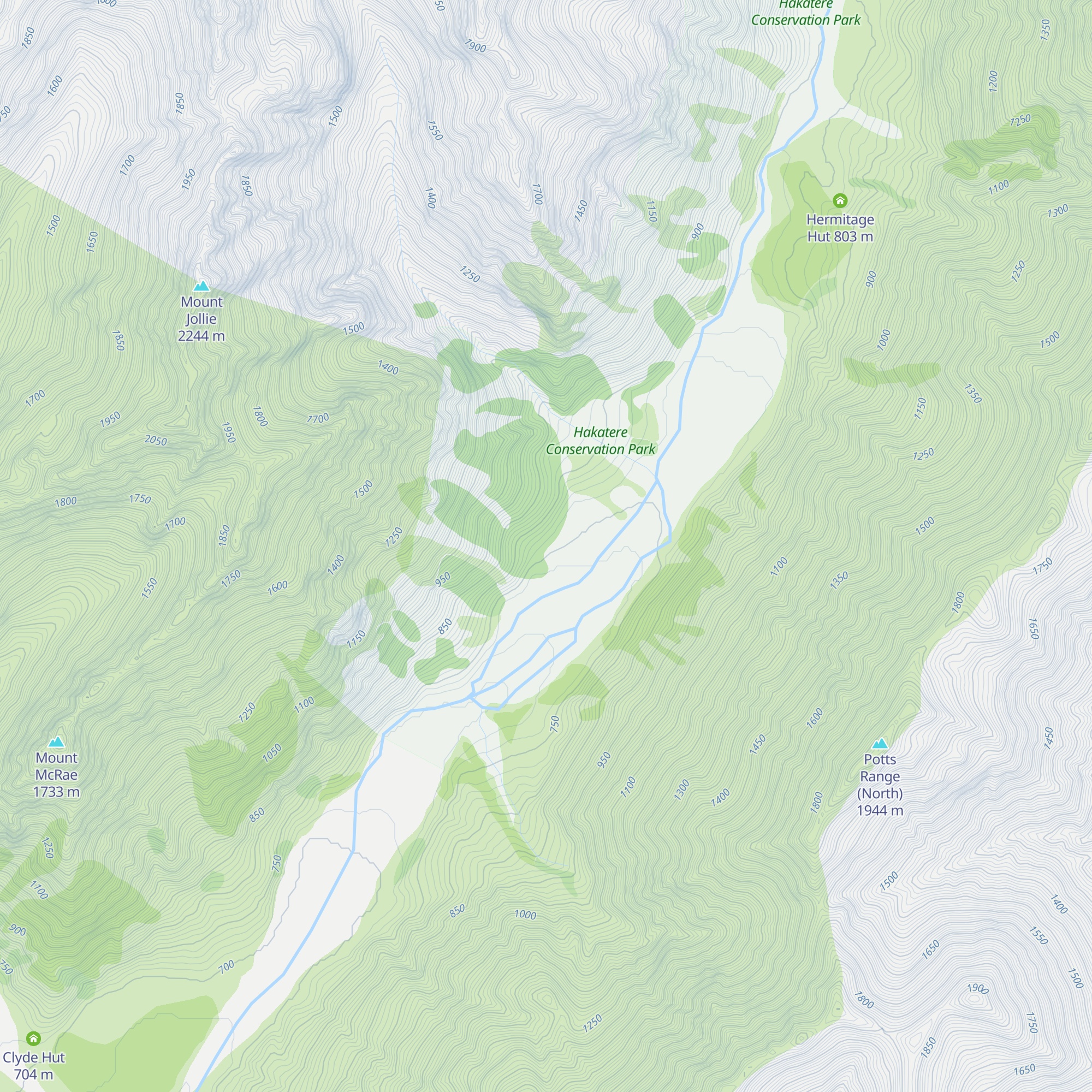 Lawrence Hut map