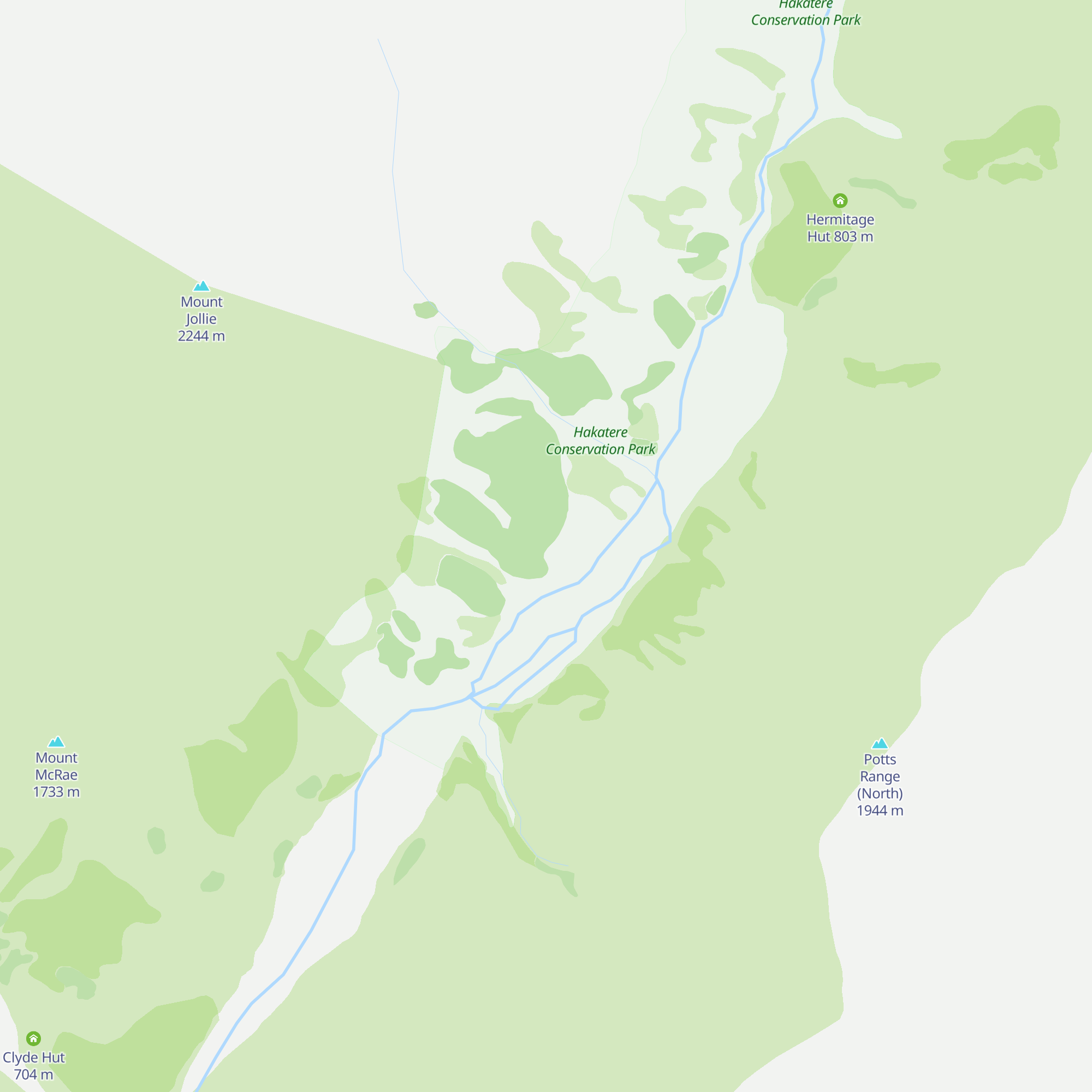 Lawrence Hut map