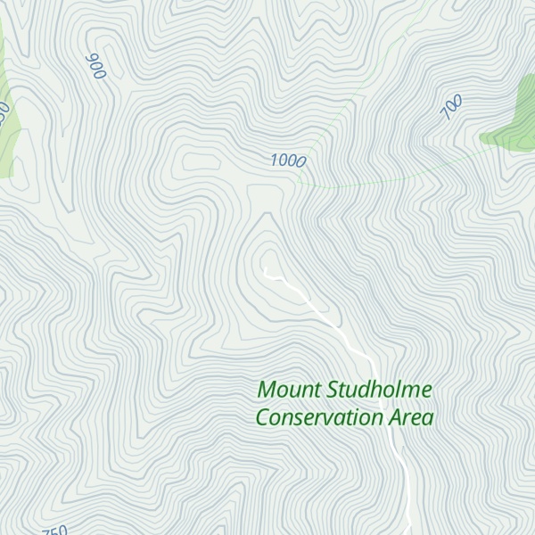 Map of Mount Studholme