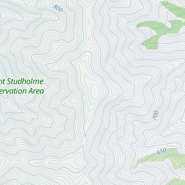Map of Mount Cecil