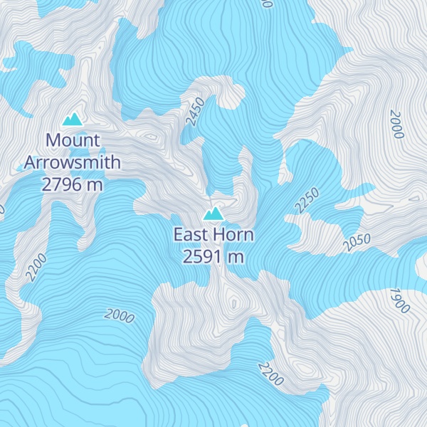 Map of East Horn