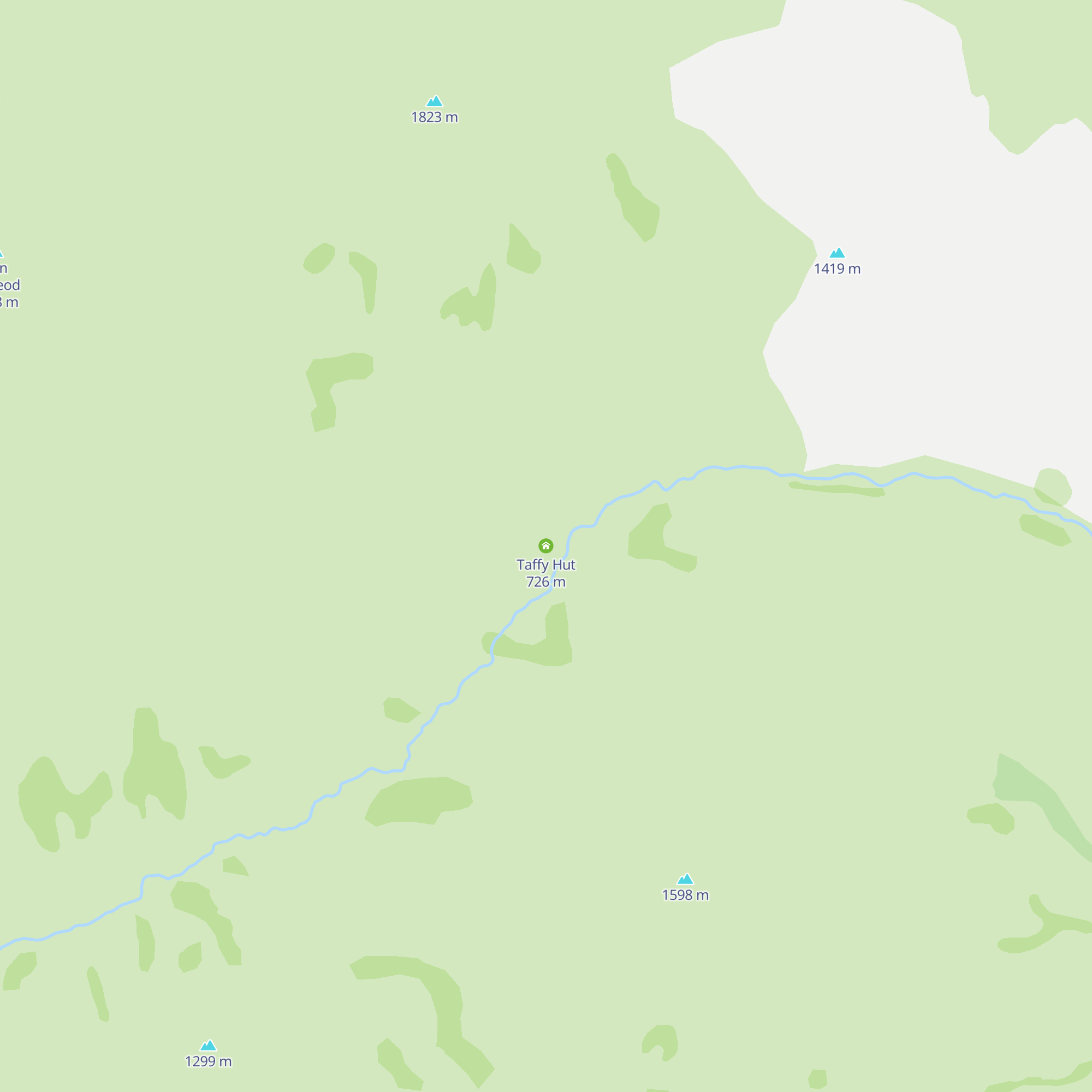Taffy Hut map