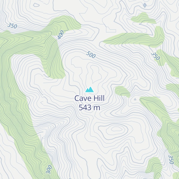 Map of Cave Hill