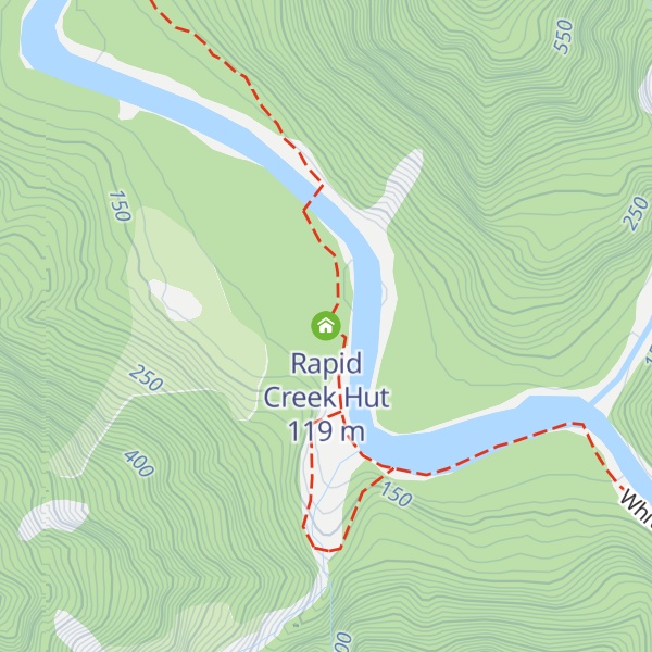 Map of Rapid Creek Hut