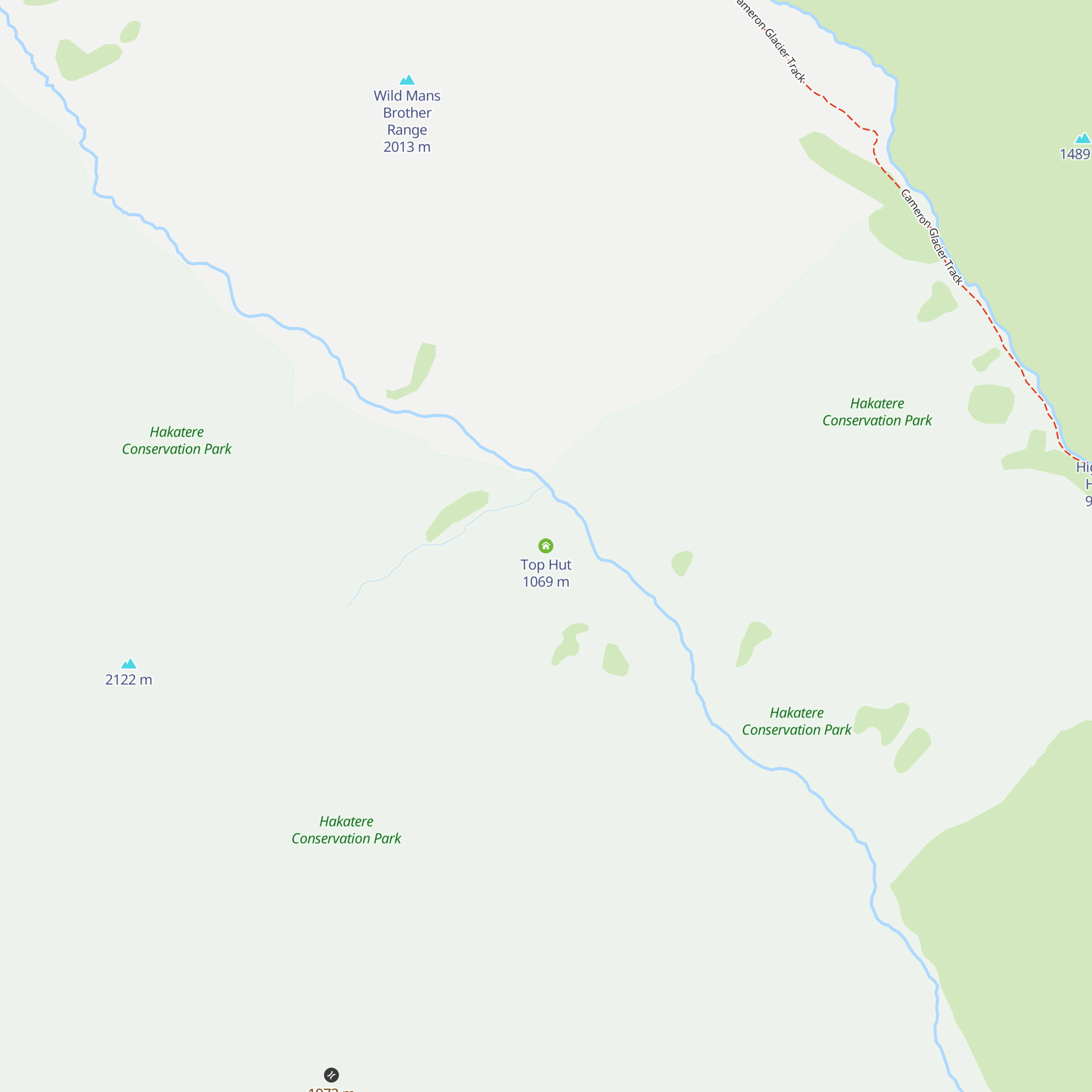Top Hut map