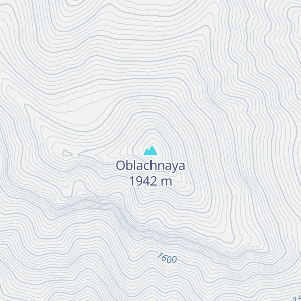 Map of Oblachnaya