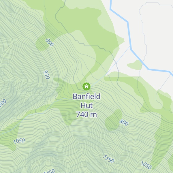Map of Banfield Hut