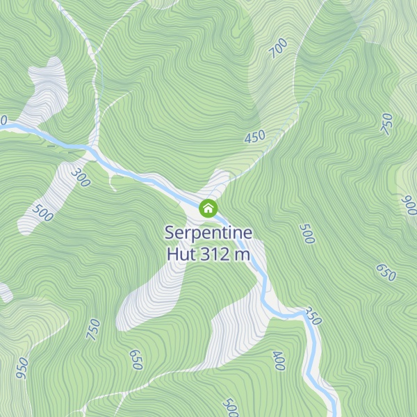 Map of Serpentine Hut