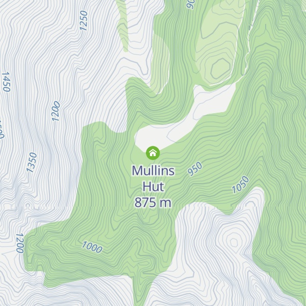 Map of Mullins Hut