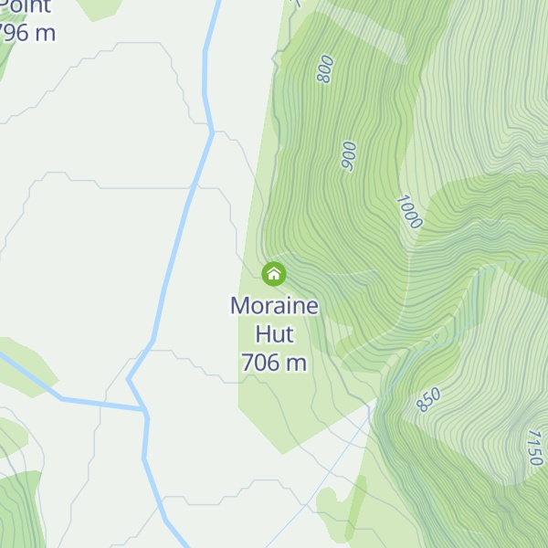 Map of Moraine Hut