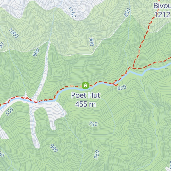 Map of Poet Hut